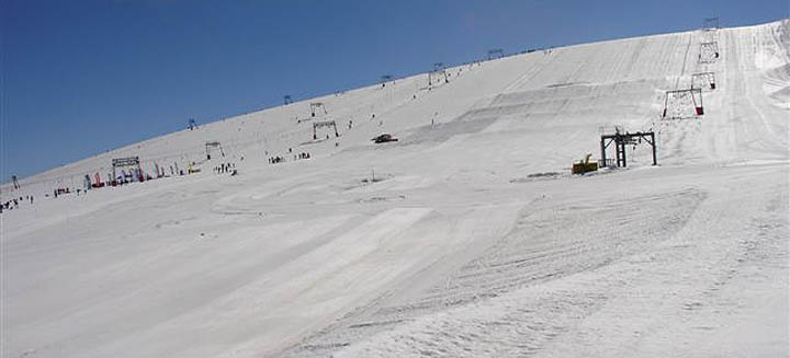 piste sul ghiacciaio
